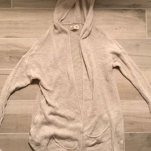 Hollister cream cardigan